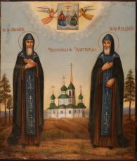 Икона Афанасий Череповецкий преподобный (рукописная)