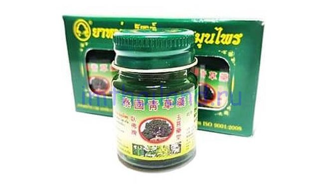 Мазь зеленая Thai Herbal Wax травяной бальзам 3 шт по 50 гр