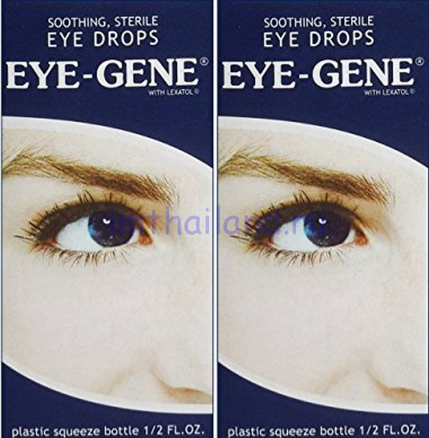 Капли для глаз Eye Gene Drops, снимающие усталость 15 мл