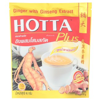 Растворимый чай Hotta из имбиря и женьшеня 10 пак
