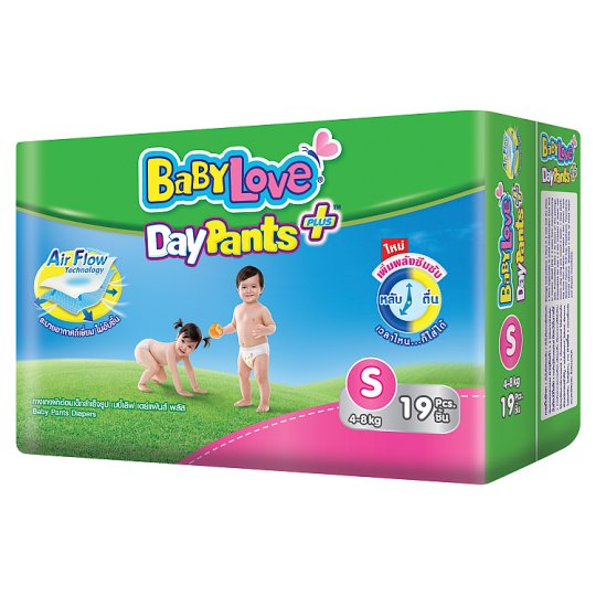 Детские подгузники-трусики для малышей весом 4-8 кг Baby Love DayPants 19 шт