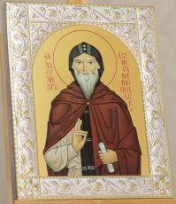 Икона Александр Константинопольский преподобный (14х18см)