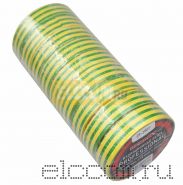 Изолента профессиональная 0.18 х 19 мм х 20м желто-зеленая REXANT