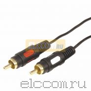 Шнур 3.5 Stereo Plug - 2RCA Plug 1.5М (GOLD) REXANT