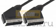Шнур SCART- SCART (21PIN) 5м REXANT