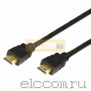 Шнур HDMI - HDMI gold, 15М, с фильтрами (PE bag) PROCONNECT