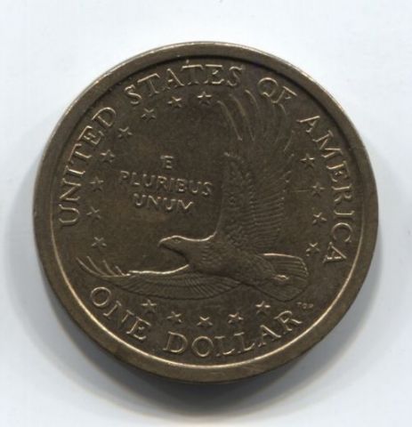 1 доллар 2000 года P США, Сакагавея (Парящий орел)