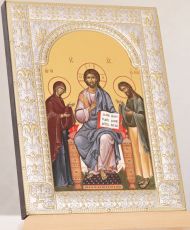 Деисус Икона Спас на престоле с предстоящими (18х24см)
