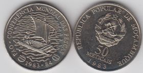 Мозамбик 50 метикал 1983 UNC