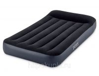 Матрас надувной Intex с подголовником Pillow Rest Classic Bed Fiber-Tech 64146