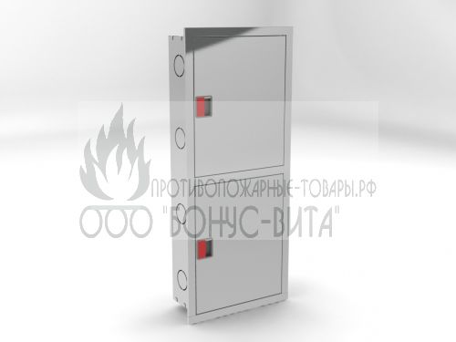 ШПК-320-21 ВЗ шкаф пожарный из нержавеющей стали, с евро-ручкой