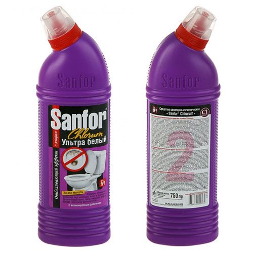 Чист.средство Sanfor Chlorum 750г санитарно - гигиеническое а16955