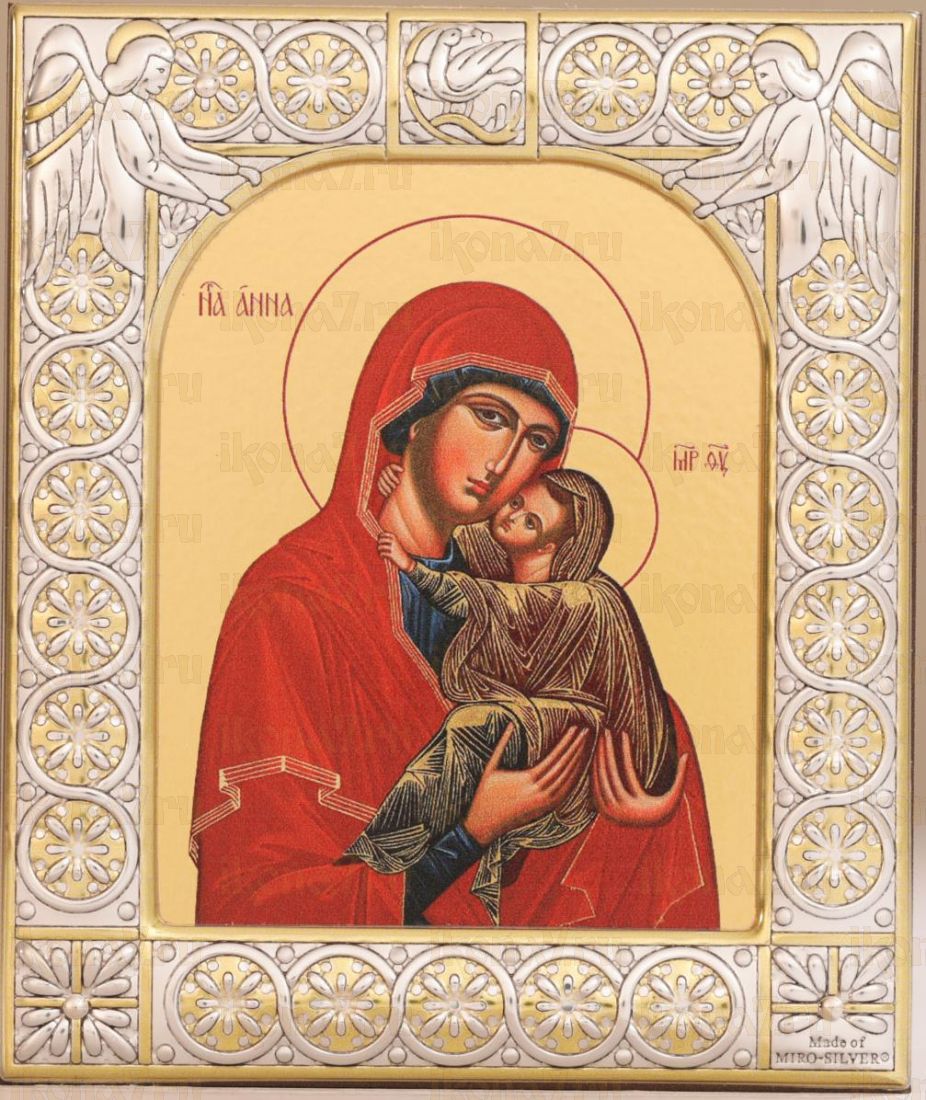 Икона Анна мать Пресвятой Богородицы (9х10,5см)