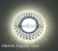 Точечный Светильник OREOL Crystal 7002 95/60mm Под Лампу MR16 Белый