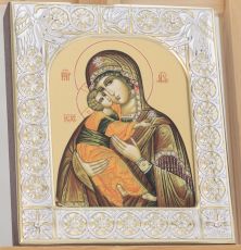Владимирская икона Божией Матери (9х10,5см)