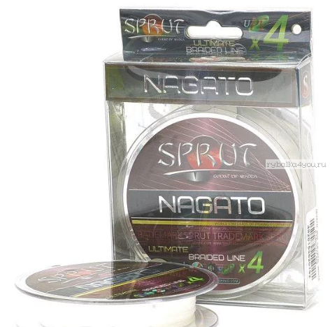 Шнур плетеный Sprut Nagato Hard Ultimate Braided Line x4 95 м / цвет: Crystal White