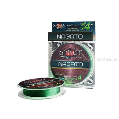 Шнур плетеный Sprut Nagato Hard Ultimate Braided Line x4 95 м / цвет: Dark Green