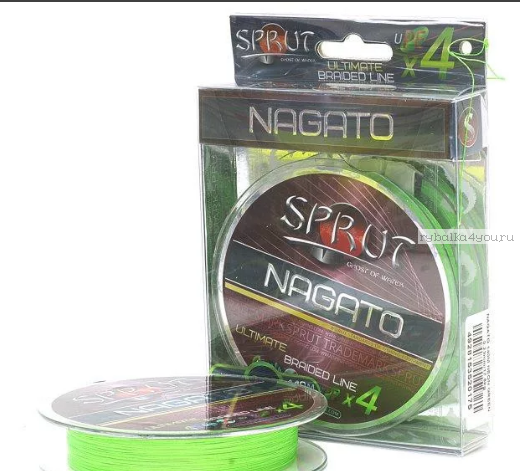 Шнур плетеный Sprut Nagato Hard Ultimate Braided Line x4 95 м / цвет: Neon Green