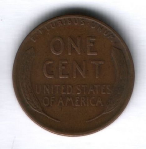 1 цент 1939 года США