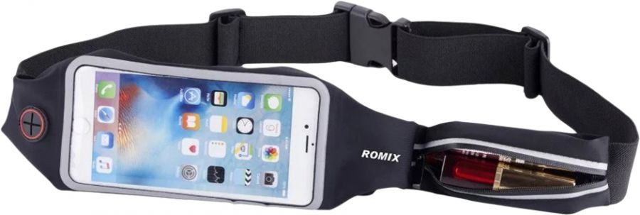 Спортивный чехол на пояс Romix Touch Screen Waist Bag (RH16-4.7BK) для смартфона 4.7" (Black)
