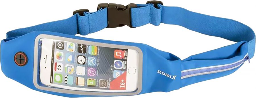 Спортивный чехол на пояс Romix Touch Screen Waist Bag (RH16-4.7BLU) для смартфона 4.7" (Blue)