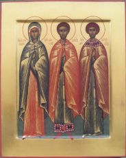 Икона Антоний Александрийский мученик (рукописная)