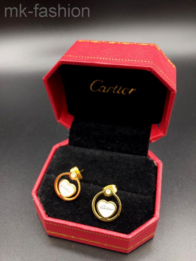 Cartier серьги Gold