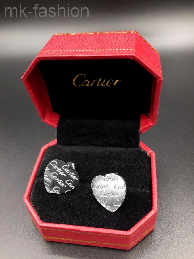 Cartier серьги SILVER