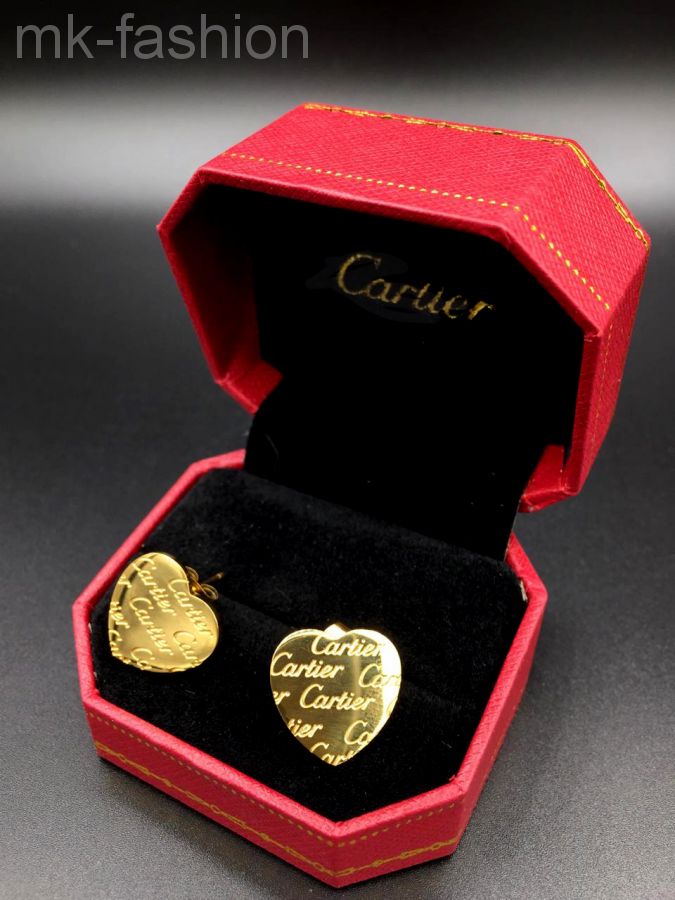 Cartier серьги Gold