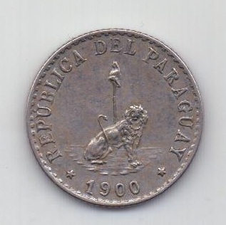 20 сентаво 1900 Парагвай AUNC
