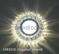 Точечный Светильник OREOL Crystal 7690S 96/60mm Под Лампу MR16 Белый