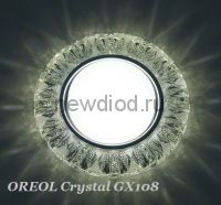 Точечный Светильник OREOL Crystal GX108 125/80mm Под Лампу GХ53 H4 Белый