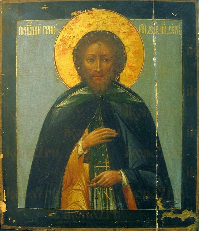 Икона Григорий Голутвинский преподобный