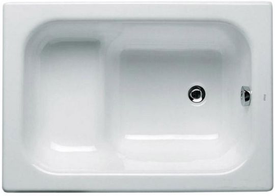 Изображение Чугунная ванна сидячая Roca Banaseo 100x70 без ручек