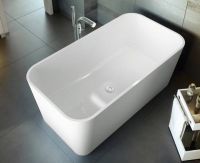 Отдельностоящая керамическая ванна Victoria & Albert Edge 150х80x60 см схема 1