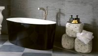 Отдельностоящая керамическая ванна Victoria & Albert Ios IOS-N-BK 150х80x51,8 см схема 4