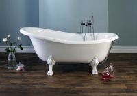 Отдельностоящая ванна из керамики Victoria & Albert Roxburgh 170х80x38 см схема 3