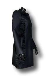 Пальто женское NAF NAF, ткань чёрная UHNH27D-NOIR, вид 3