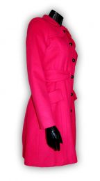 Пальто женское NAF NAF SNH44D-1530, ткань фуксия, вид 2
