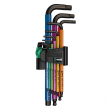 Набор Г-образных ключей метрических WERA 950 SPKL/9 SM N Multicolour BlackLaser 022089 WE-022089