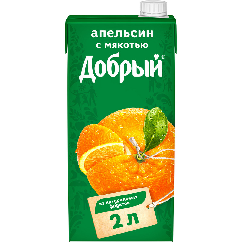 Сок Добрый 2 л апельсин