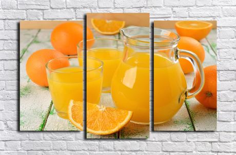 Модульная картина Апельсиновый сок