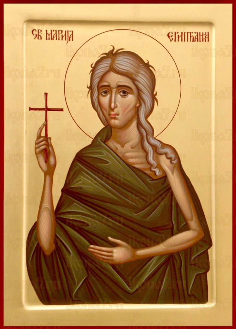 Икона Мария Египетская преподобная (рукописная)