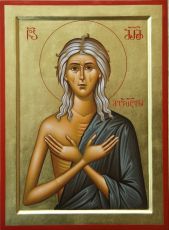 Икона Мария Египетская преподобная (рукописная)