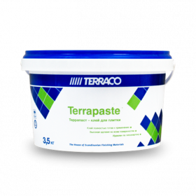 Клей для Укладки Керамической Плитки Terraco Terrapaste 3.5кг Дисперсионный / Террако Террапаст