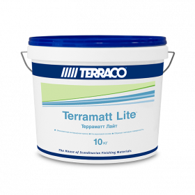Terraco Terramatt Lite Акриловая Краска Бюджетного Уровня для Внутренних Стен 10кг