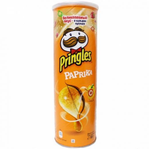 Чипсы Pringles  Принглс со вкусом Паприка 165гр