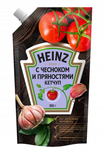 Ketcup Heinz sarımsağlı və ədviyyatlı 350 gr