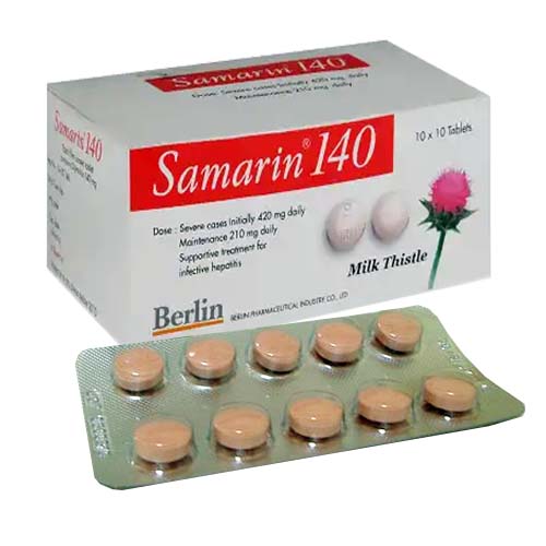 Samarin препарат для здоровья печени (эффект гепатопротектора) 100 таблеток