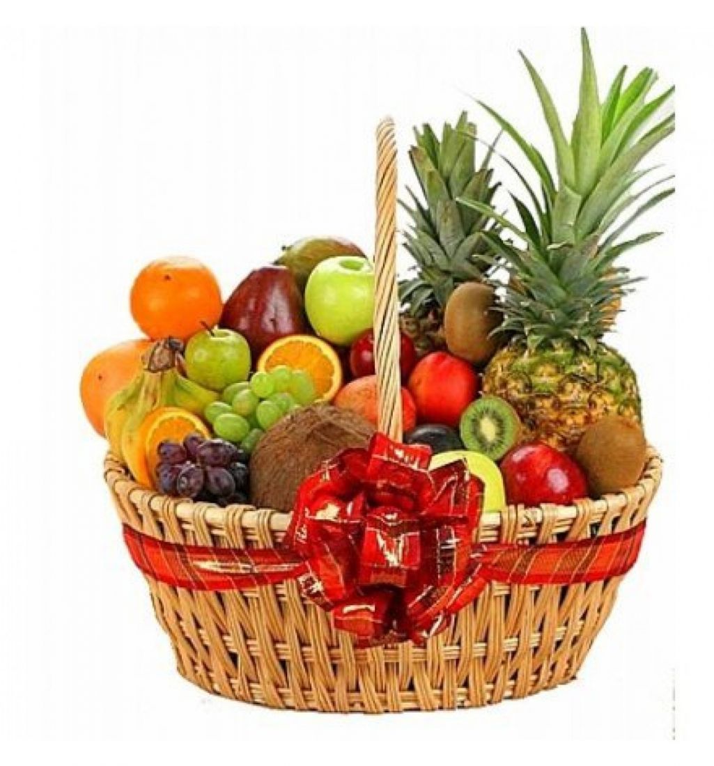 корзинка фруктов фото